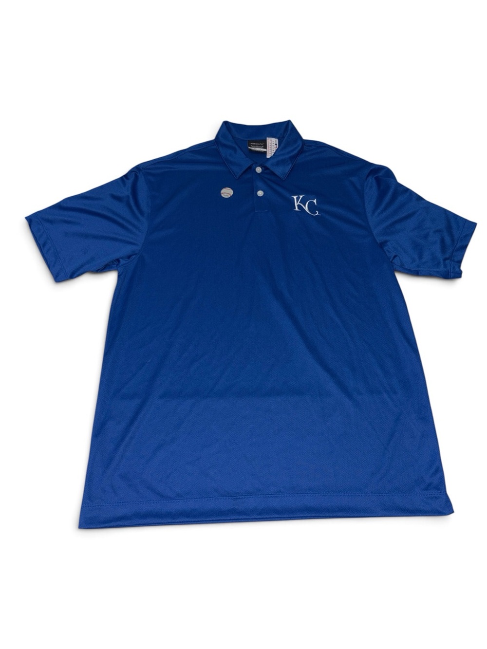 Nike Golf Dri-Fit Men’s Medium Short Sleeve KC Royals Blue Polo Shirt
